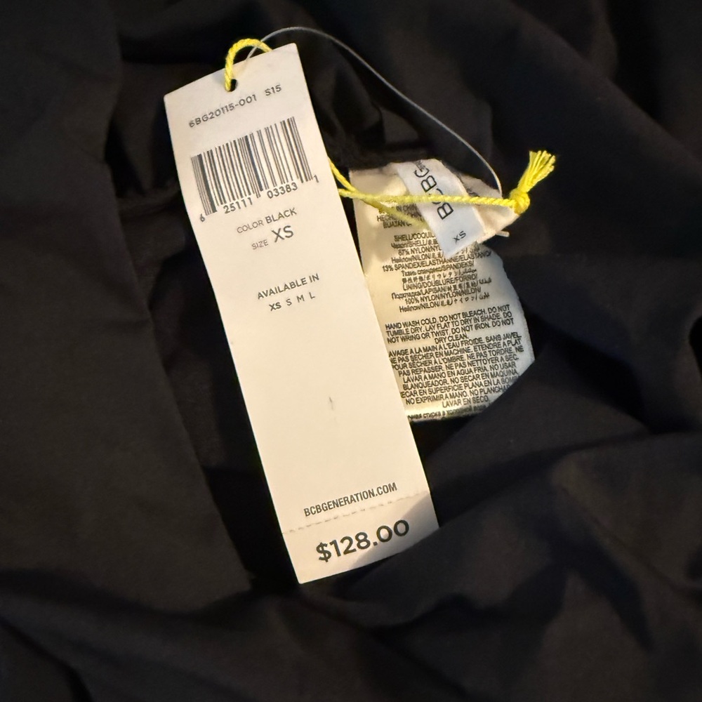 BCBG black plunge swimsuit (new with tags) - Picture 4 of 4
